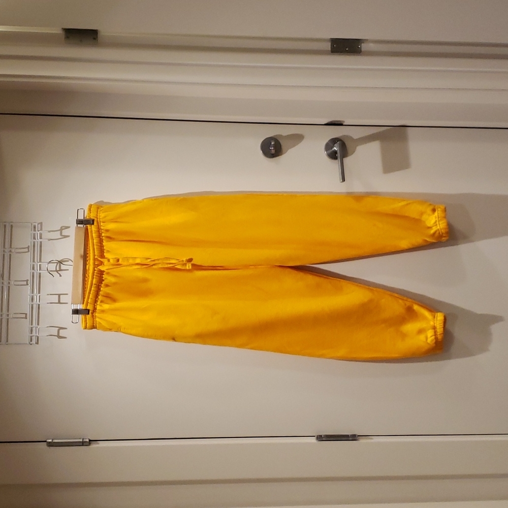 Saffron Yellow Joggers - M